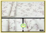 کاغذ دیواری آنجل گلدار بنفش کد:9975