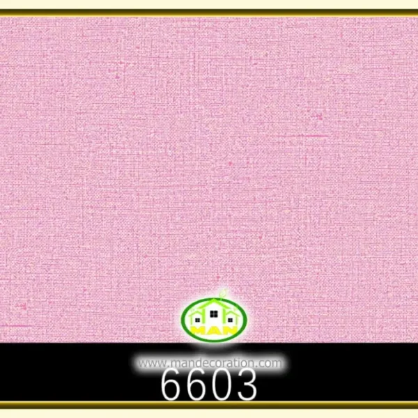 کاغذ دیواری رنگ صورتی کد:6603