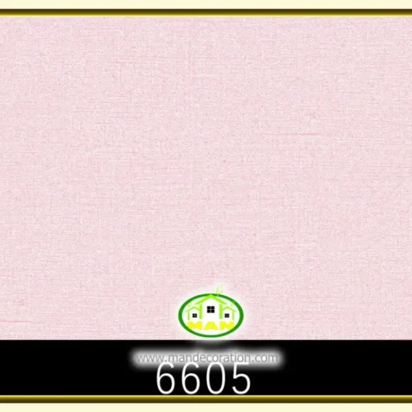کاغذ دیواری رنگ صورتی کد:6605