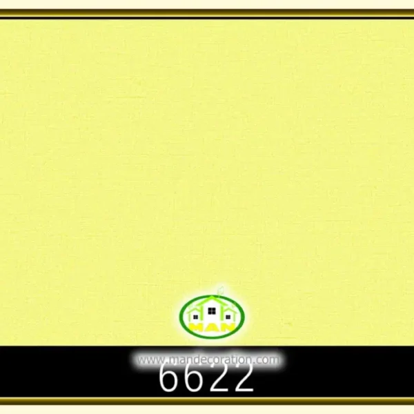 کاغذ دیواری رنگ زرد کد:6622