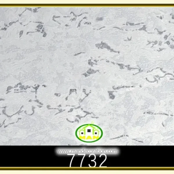 کاغذ دیواری رنگ طوسی پتینه کد:7732